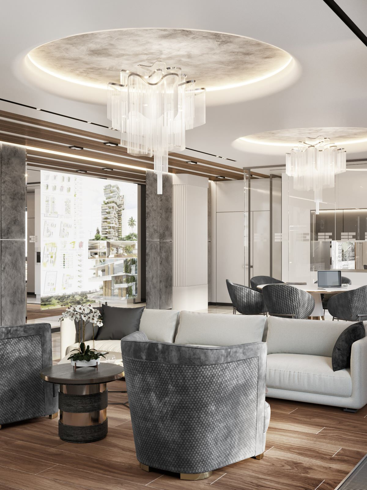 Sales office of company "Evrostroy"