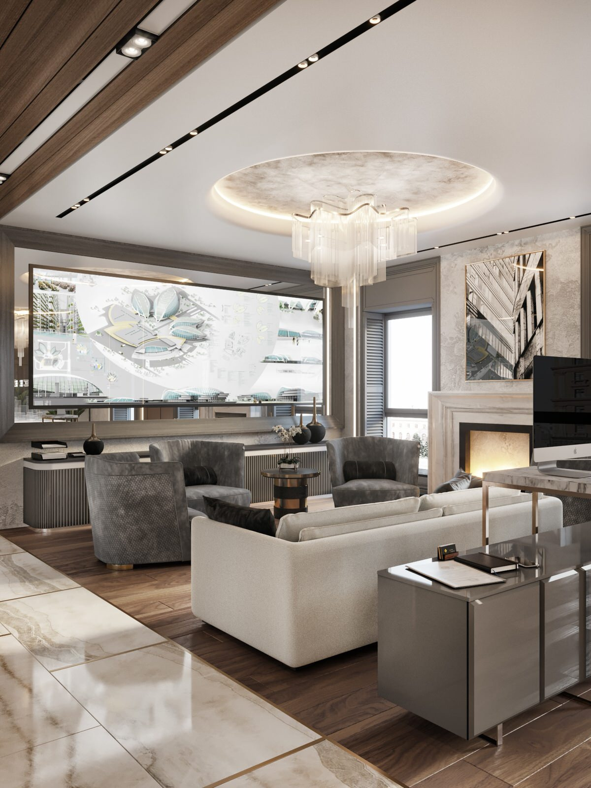 Sales office of company "Evrostroy"