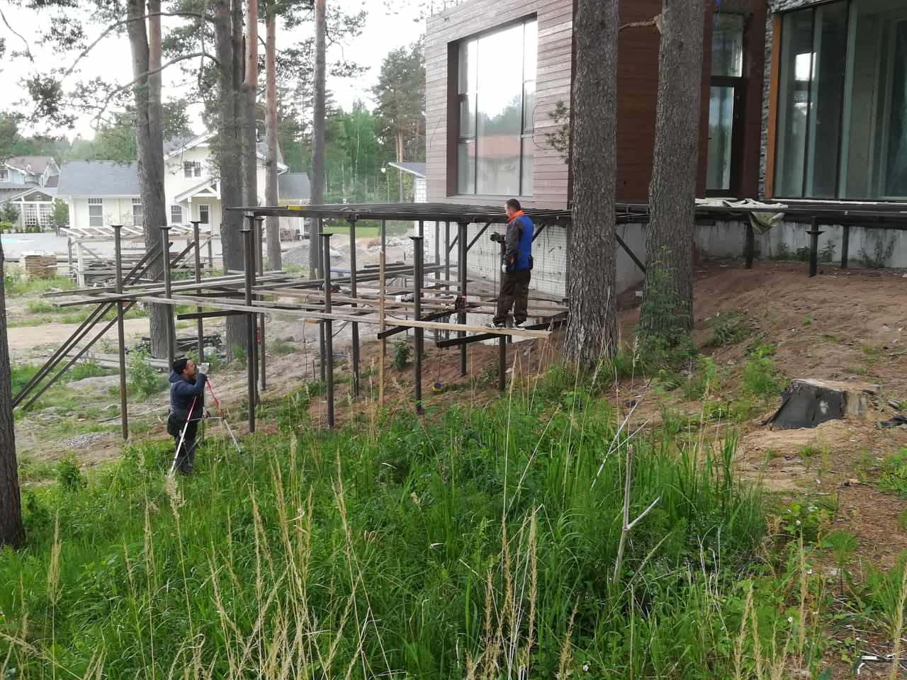 Террасы, балконы, эксплуатируемая крыша