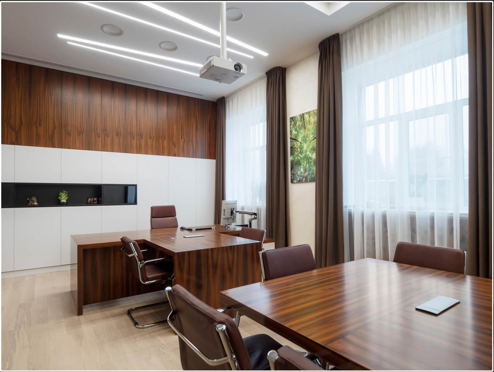 Комплексное оформление мебелью офиса компании РЕМИТ