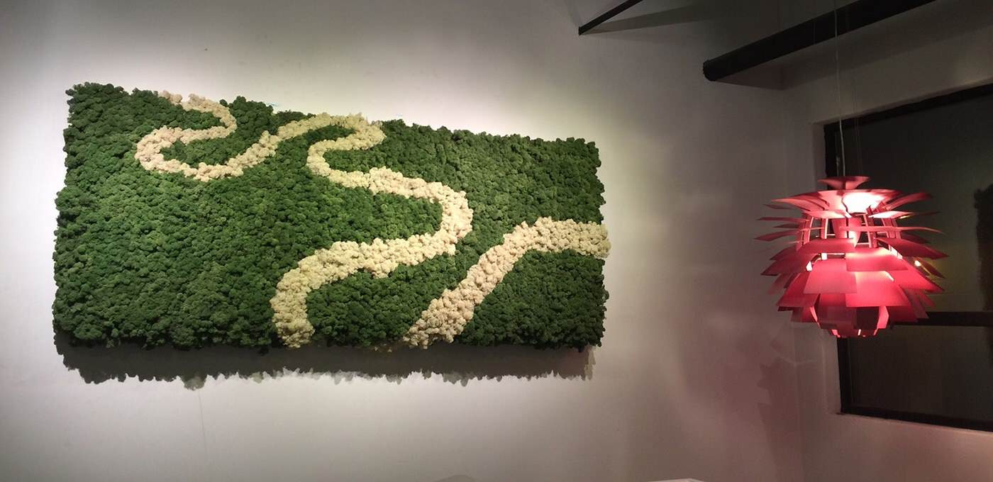 Панно из ягеля