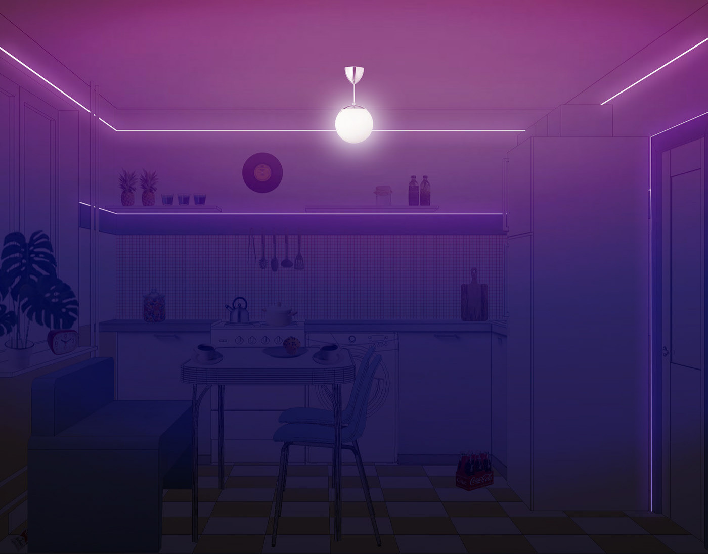 Неоновая кухня