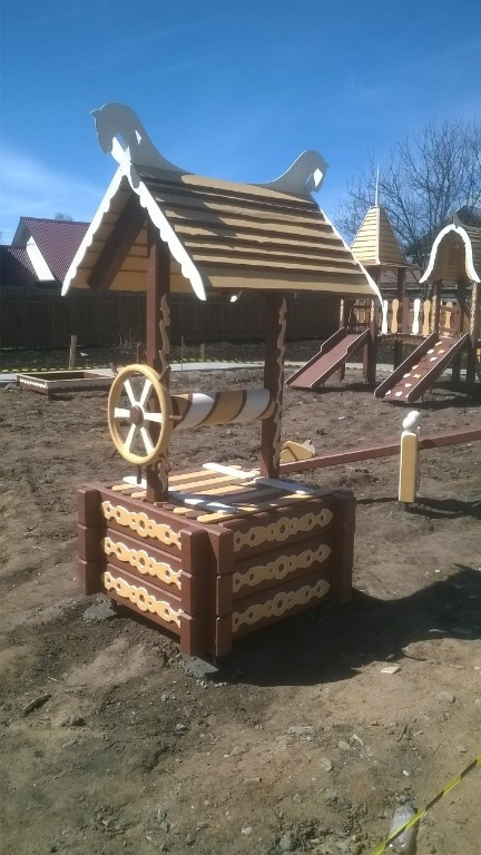 Бани, беседки, детские городки