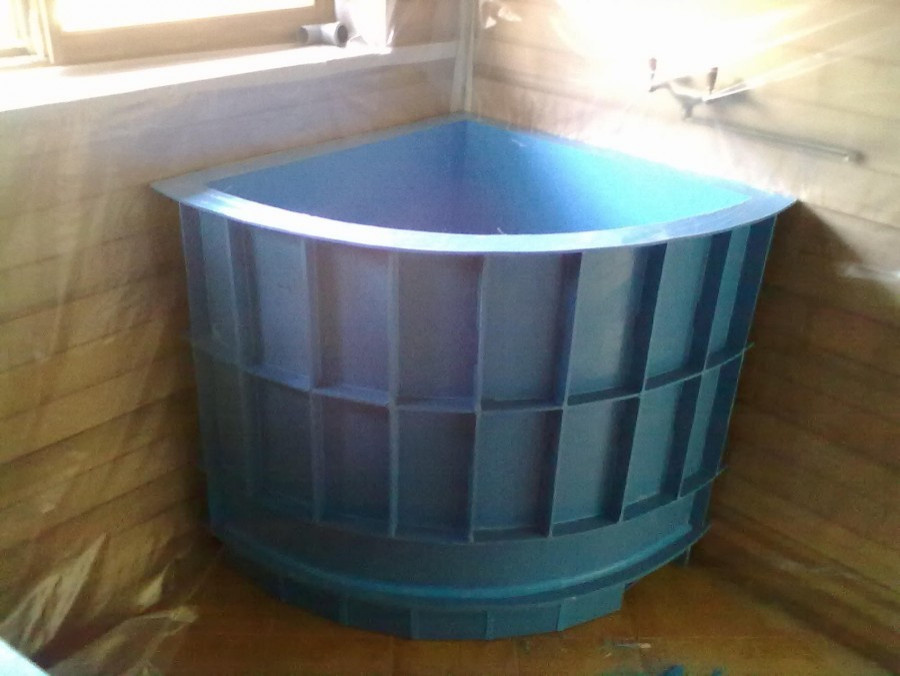 КУПЕЛЬ ПОЛИПРОПИЛЕНОВАЯ УГЛОВАЯ