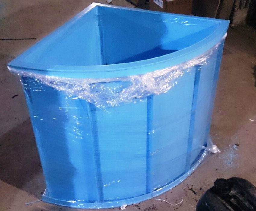 КУПЕЛЬ ПОЛИПРОПИЛЕНОВАЯ УГЛОВАЯ