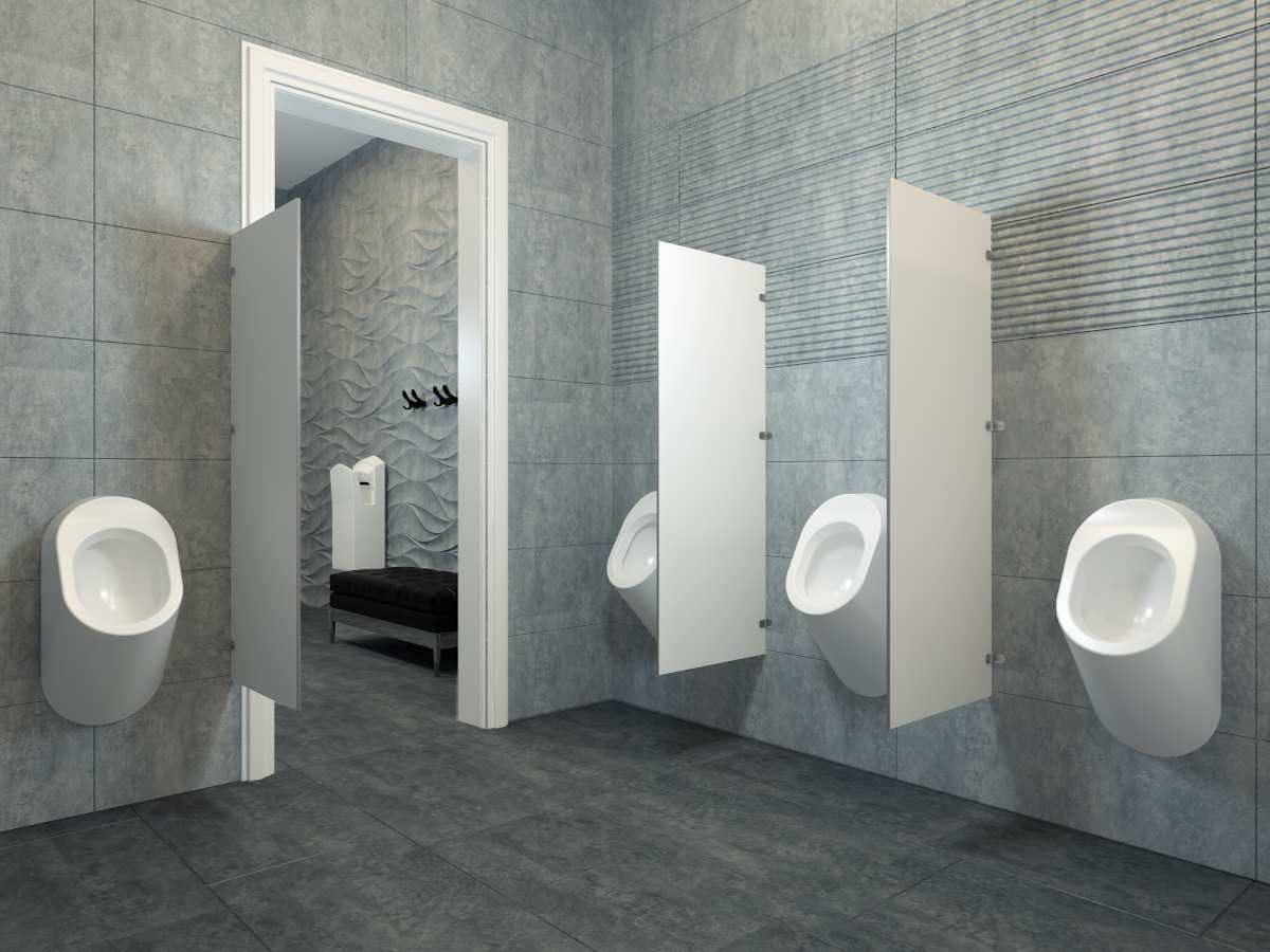 Интерьер туалета на горнолыжном курорте от Анны Шац