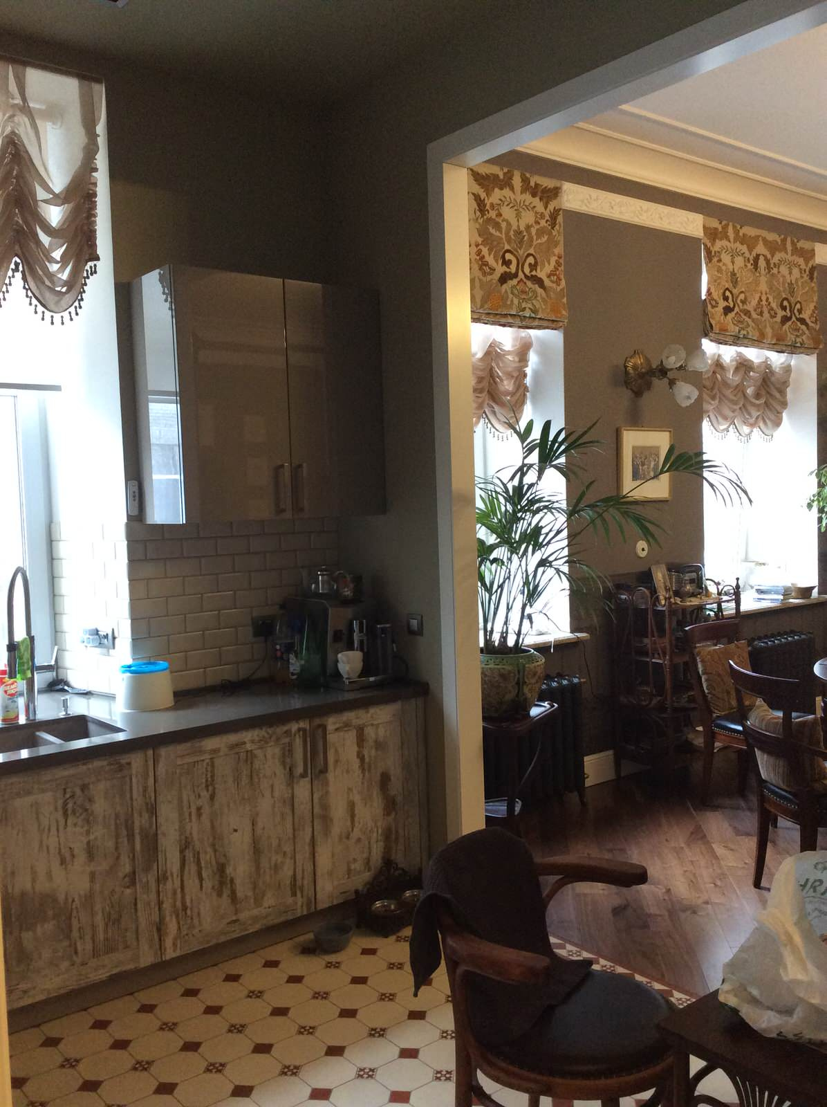 архитектурно-дизайнерский проект квартиры 104 кв.м с частичной перепланировкой