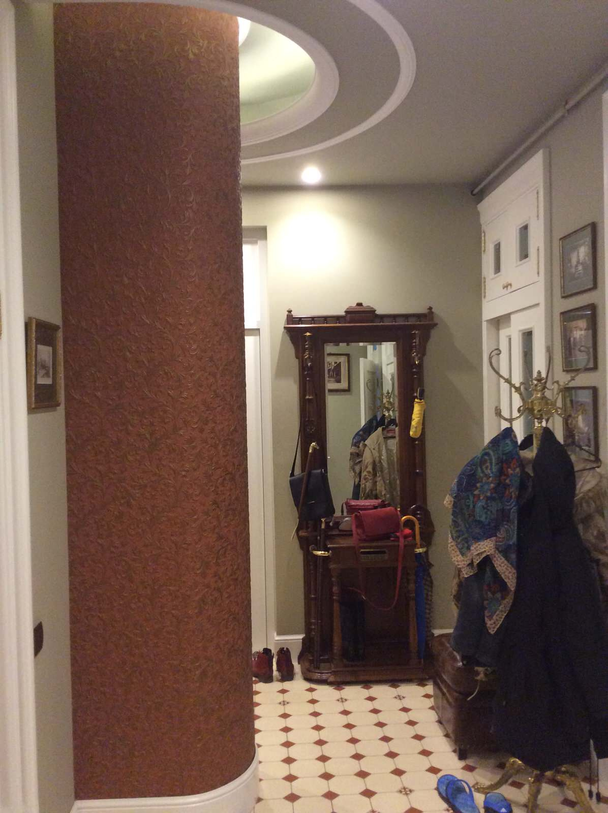 архитектурно-дизайнерский проект квартиры 104 кв.м с частичной перепланировкой