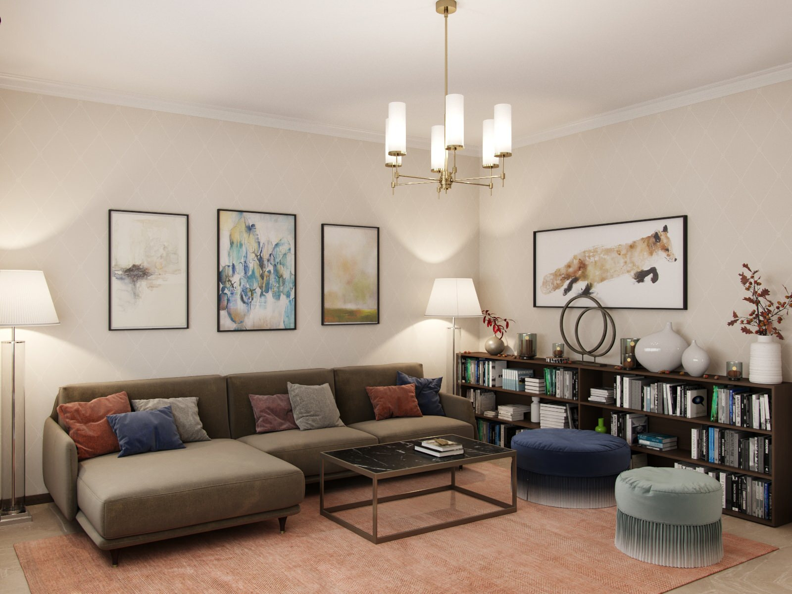 Мебель и декор в проекте Crate and Barrel