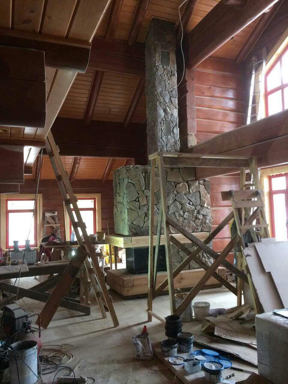 Изготовление камина под ключ