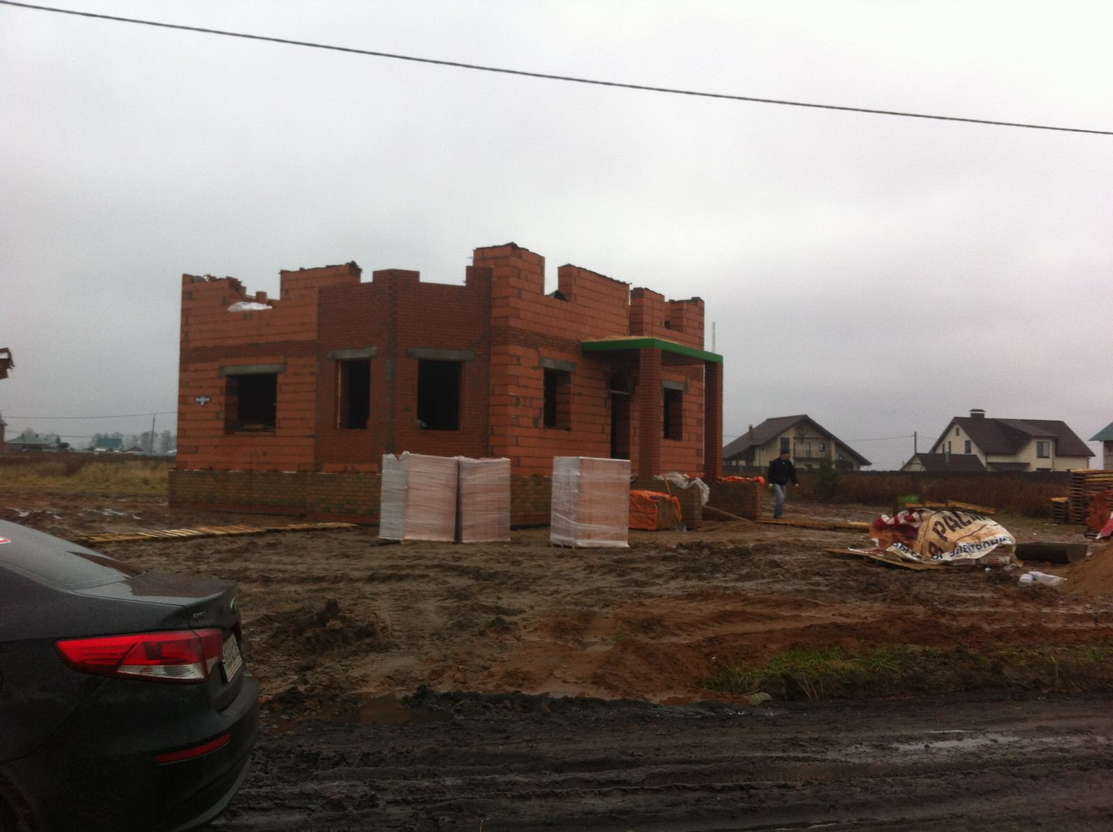 Строительство загородного по индивидуальному проекту.