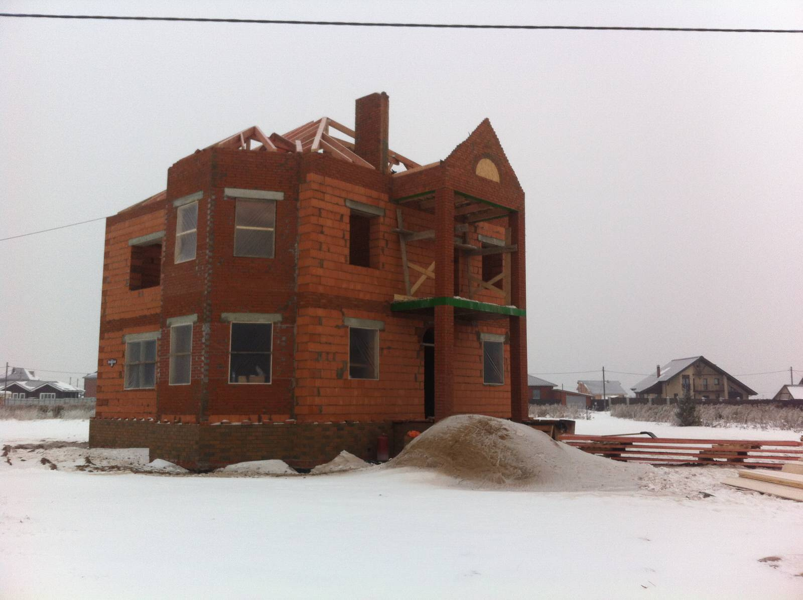 Строительство загородного по индивидуальному проекту.