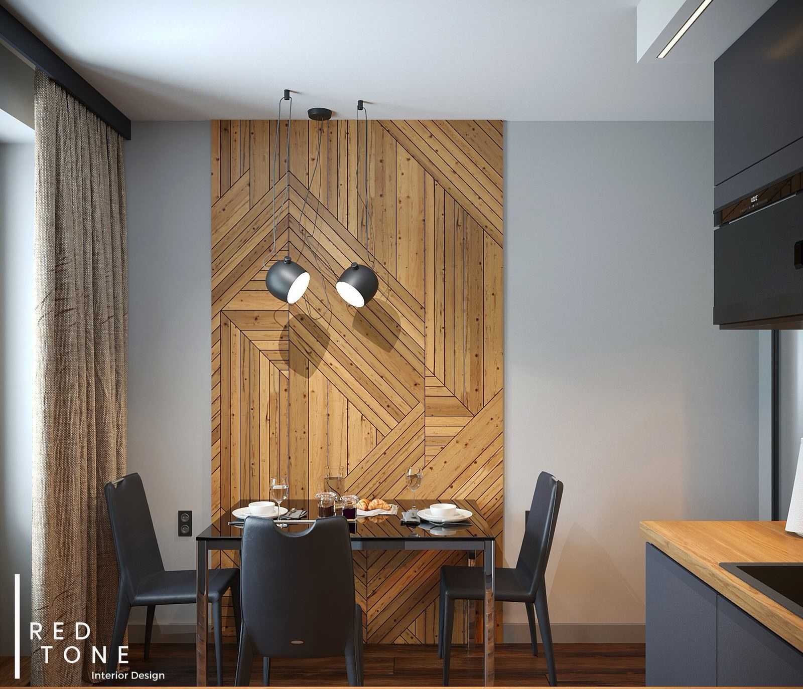 Мужской интерьер в ЖК "Лайф" Спб