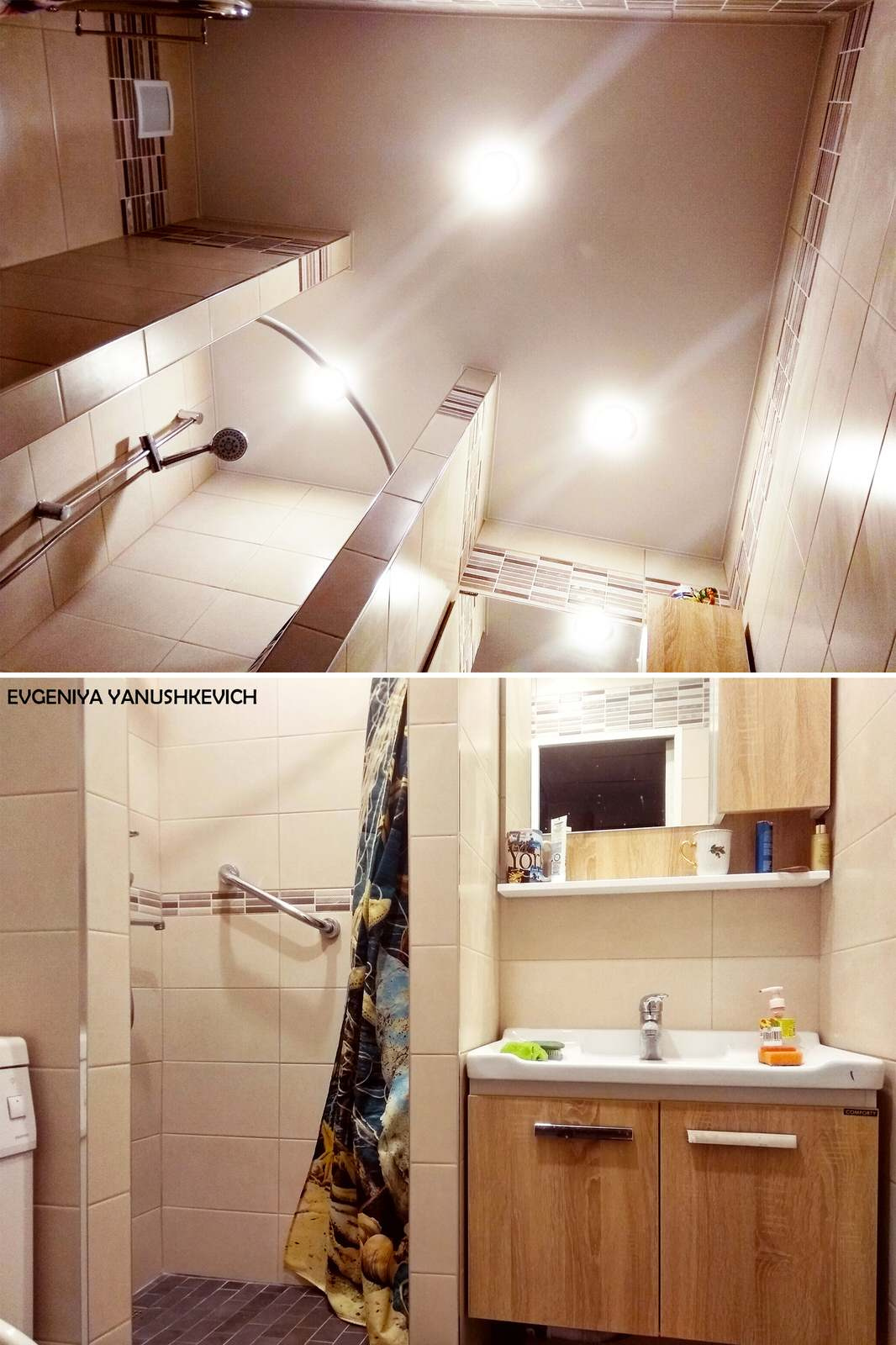 Убираем ванну в ванной. Создаем комфорт на двух с половиной метрах.