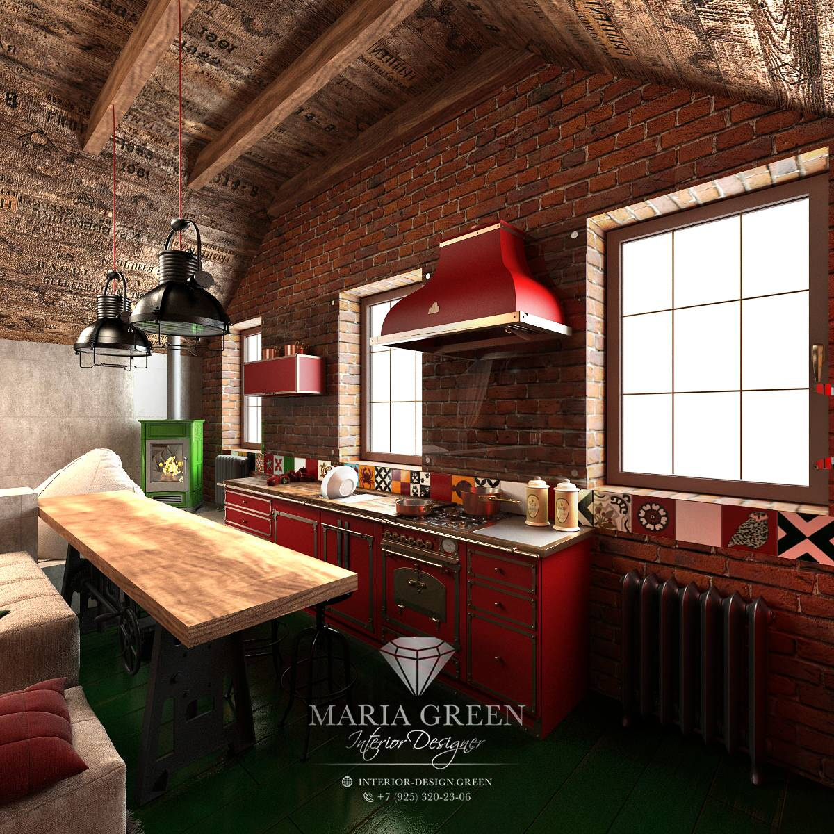 The Loft-style attic design