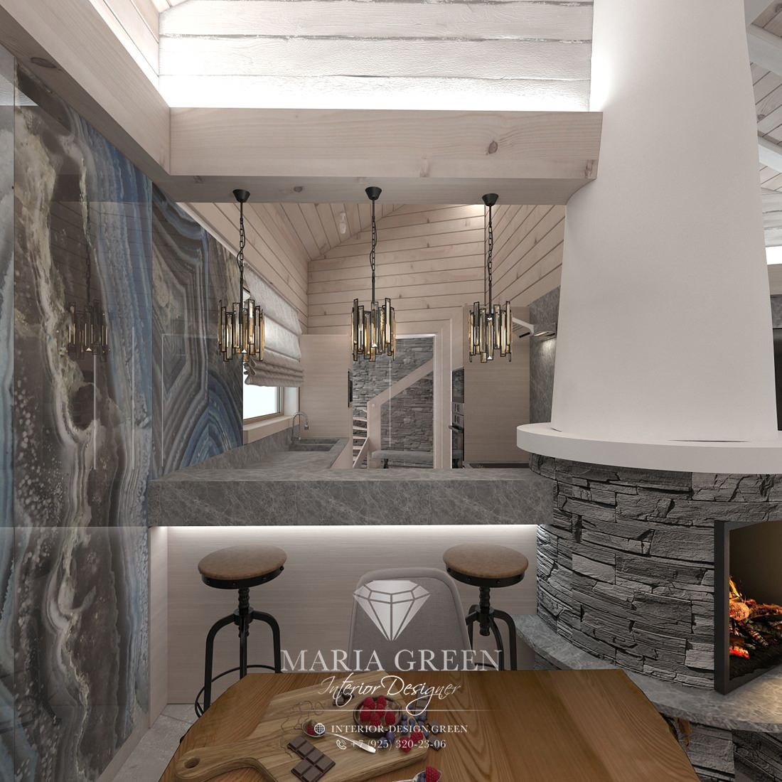 A Reconstruction of a House in a Ski Resort