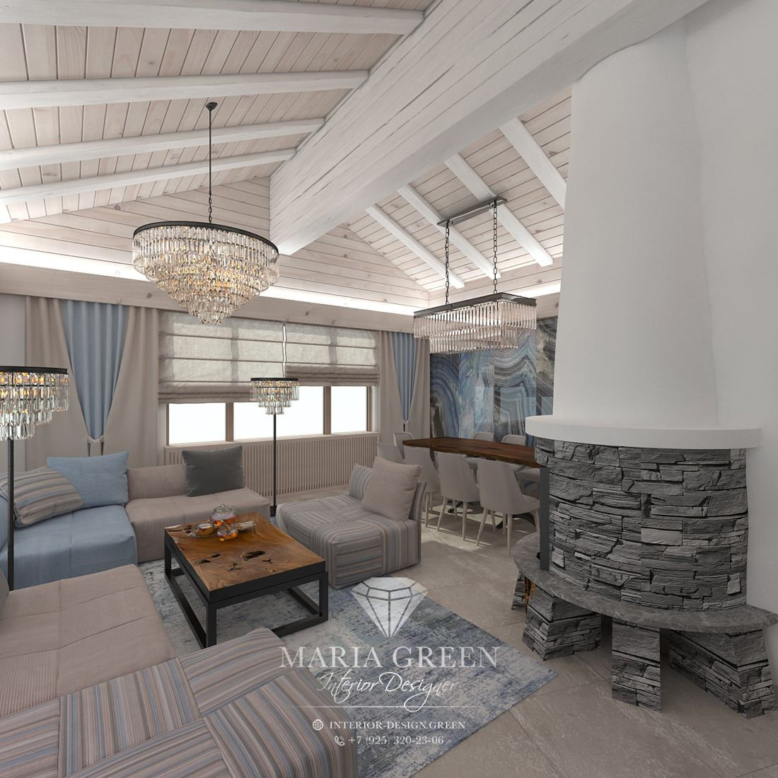 A Reconstruction of a House in a Ski Resort