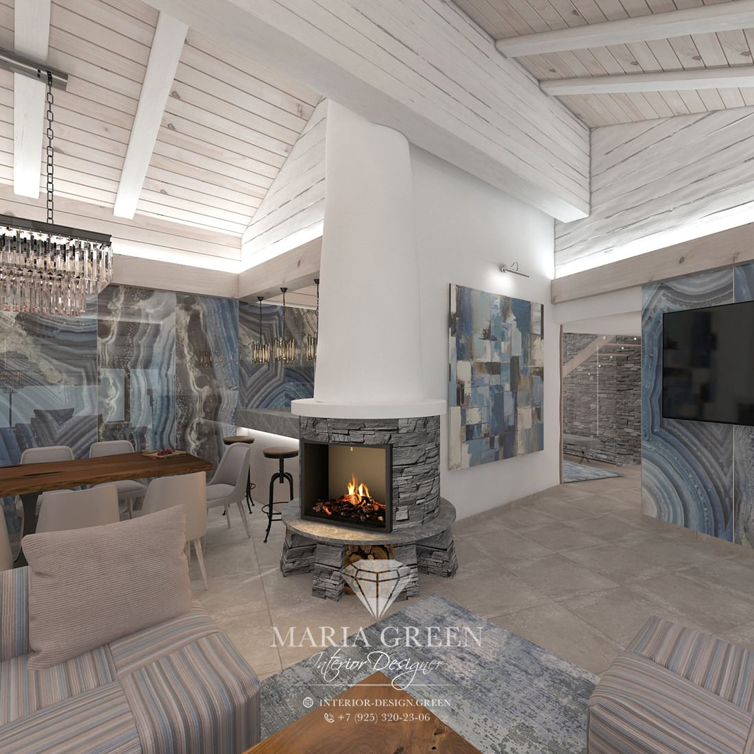 A Reconstruction of a House in a Ski Resort