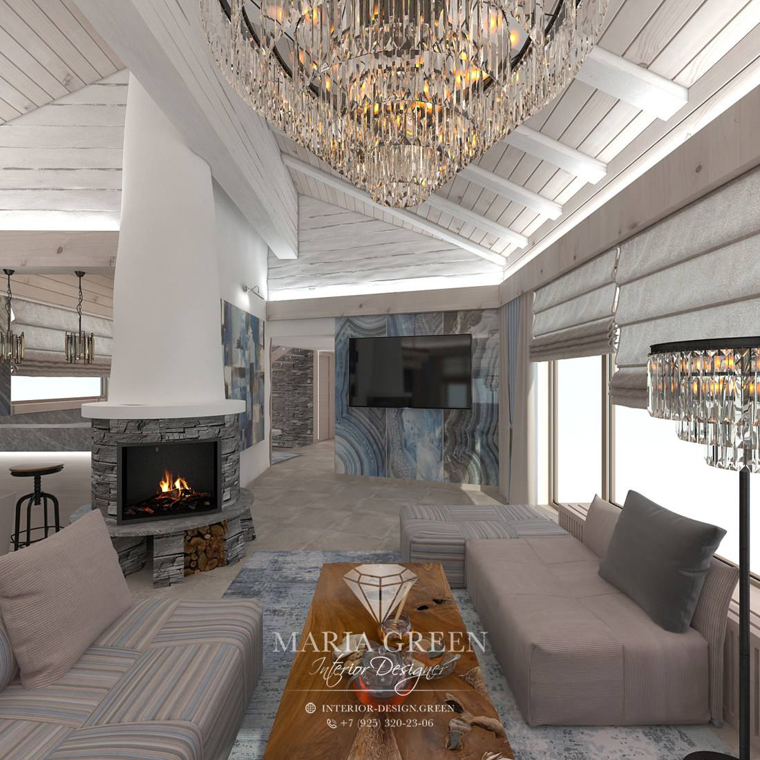 A Reconstruction of a House in a Ski Resort