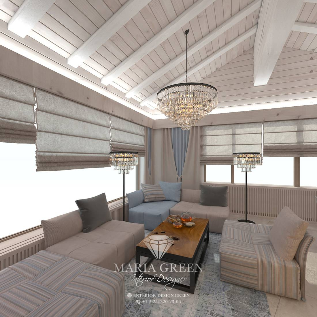 A Reconstruction of a House in a Ski Resort