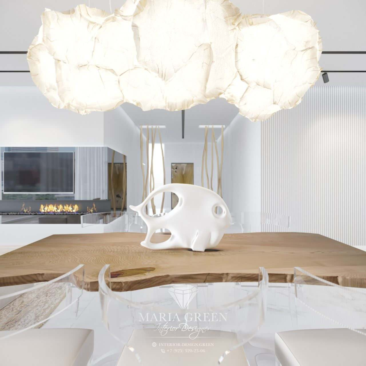 A white loft in Tel Aviv