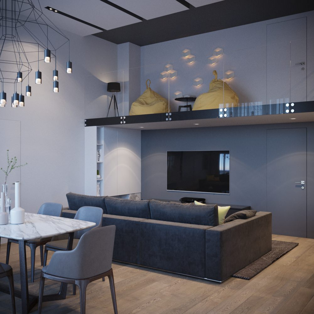 Двухуровневая квартира в Олимпийском парке