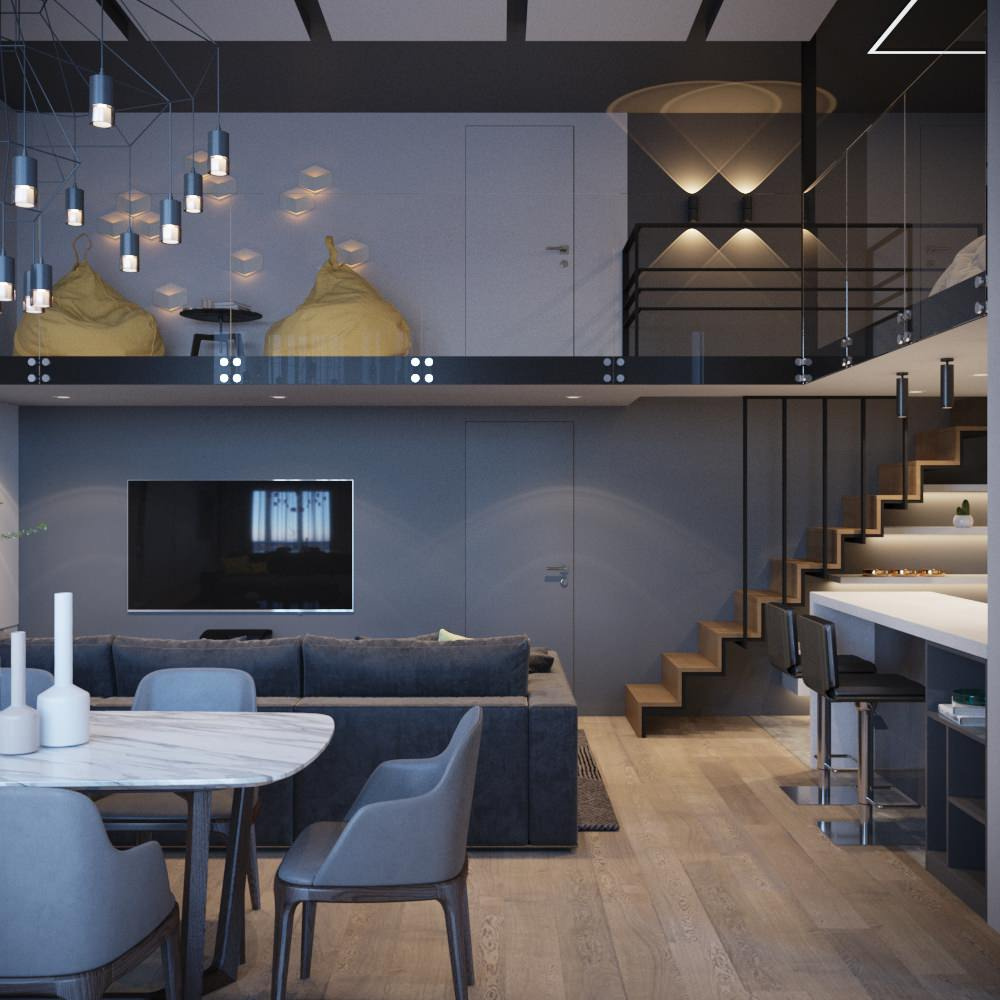 Двухуровневая квартира в Олимпийском парке