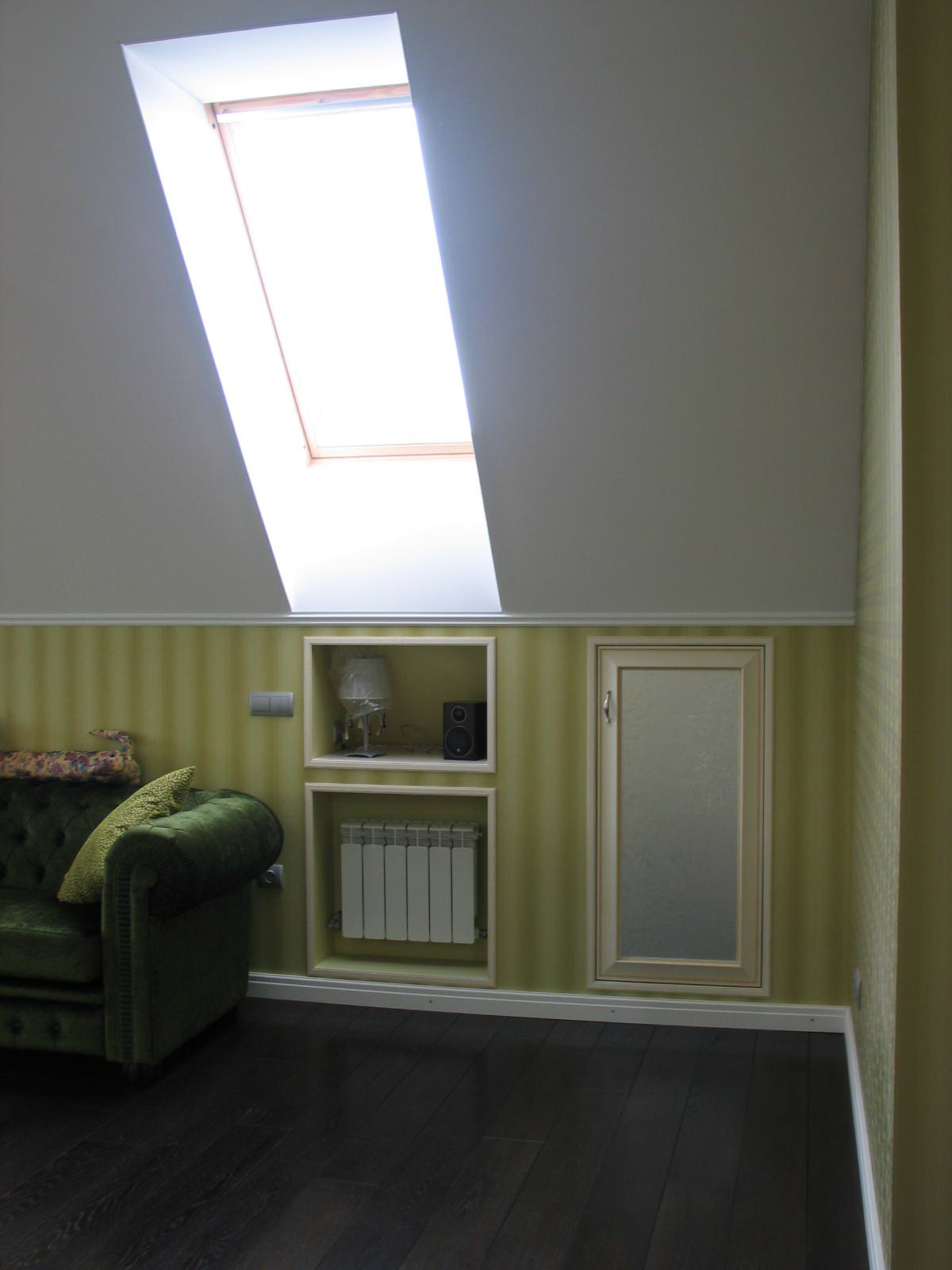 РЕКОНСТРУКЦИЯ МАНСАРДЫ В ЗАГОРОДНОМ ДОМЕ