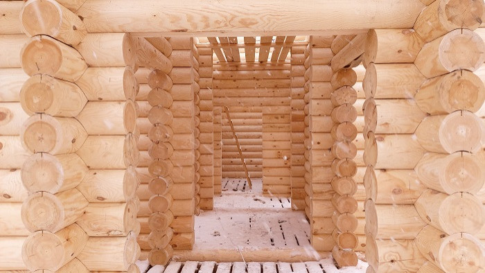 Проект дома из оцилиндрованных бревен №279