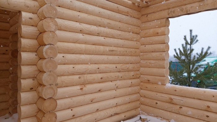 Проект дома из оцилиндрованных бревен №279