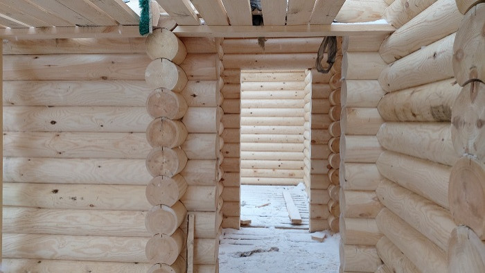 Проект дома из оцилиндрованных бревен №279