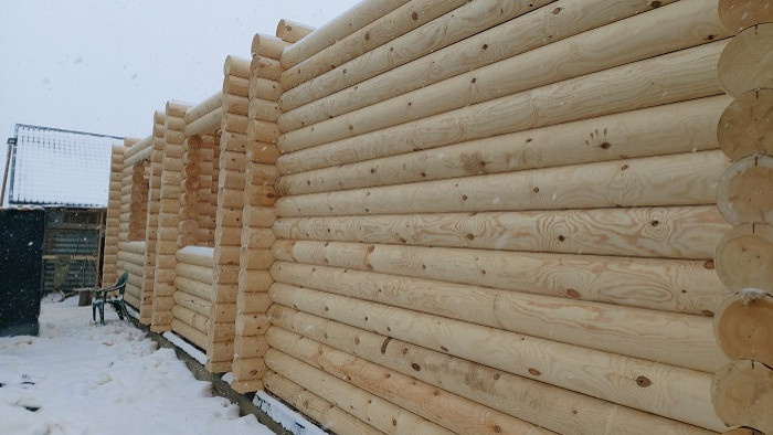 Проект дома из оцилиндрованных бревен №279