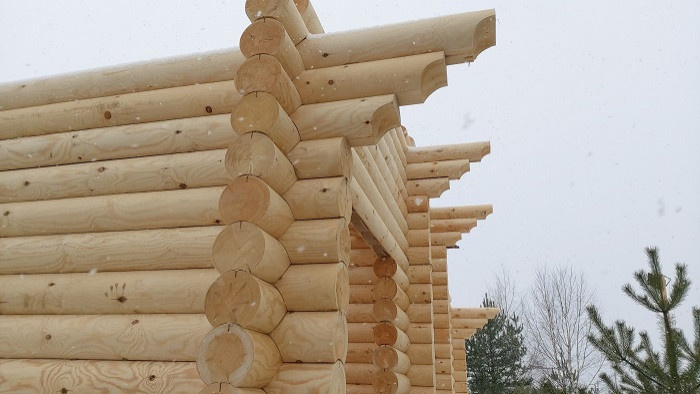 Проект дома из оцилиндрованных бревен №279