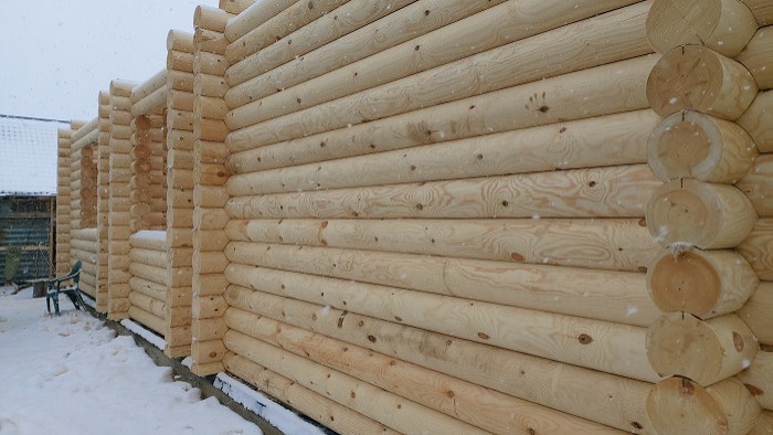 Проект дома из оцилиндрованных бревен №279