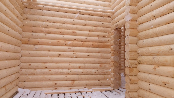 Проект дома из оцилиндрованных бревен №279