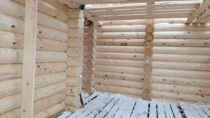 Проект дома из оцилиндрованных бревен №279