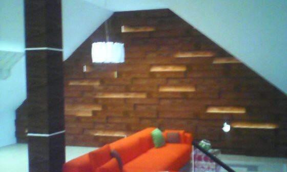 Обложка проекта: 3D панели с подсветкой