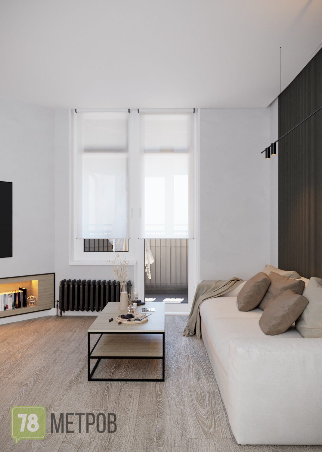 Дизайн-проект квартиры в ЖК "Премьер Палас"