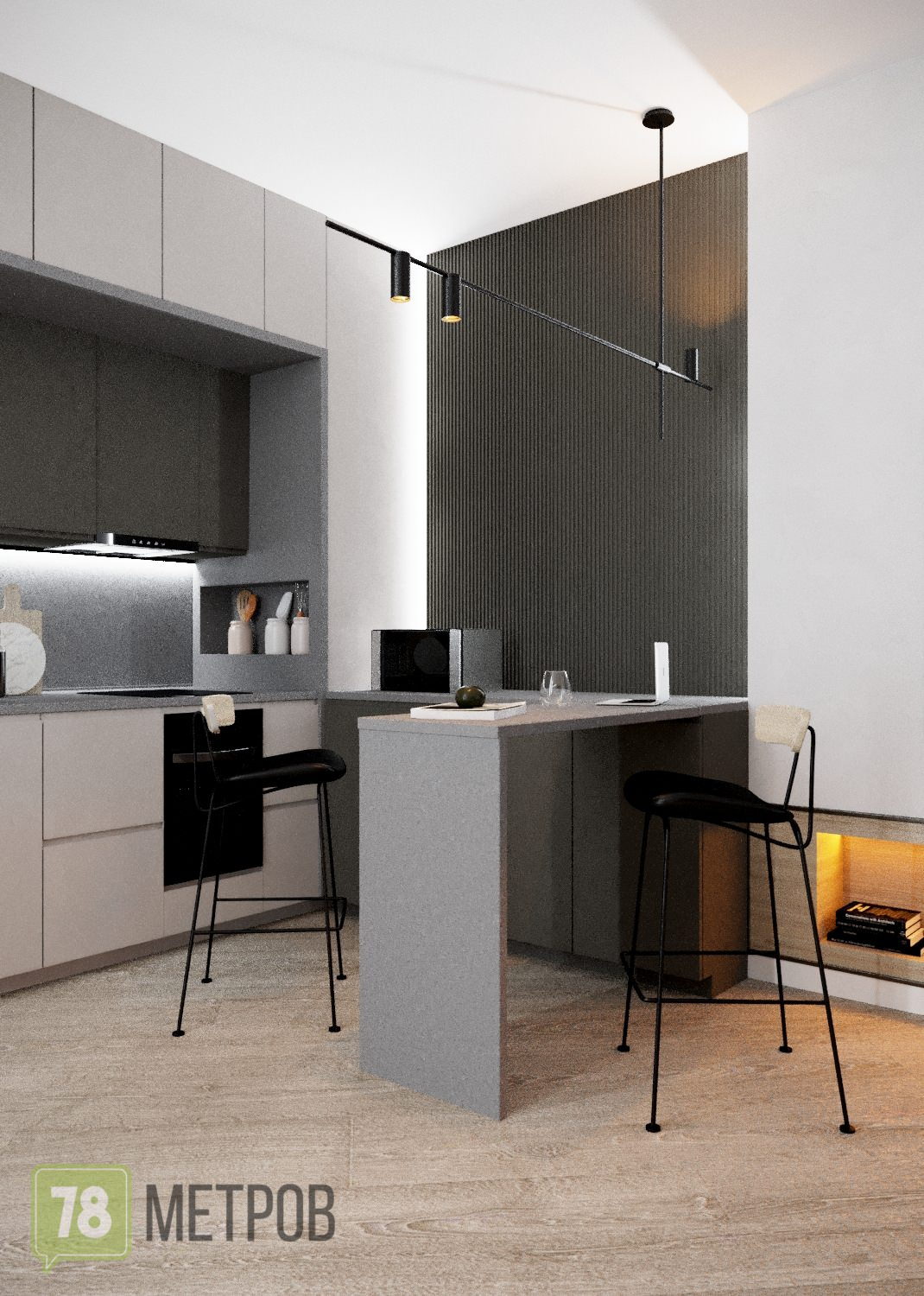 Обложка проекта: Дизайн-проект квартиры в ЖК "Премьер Палас"