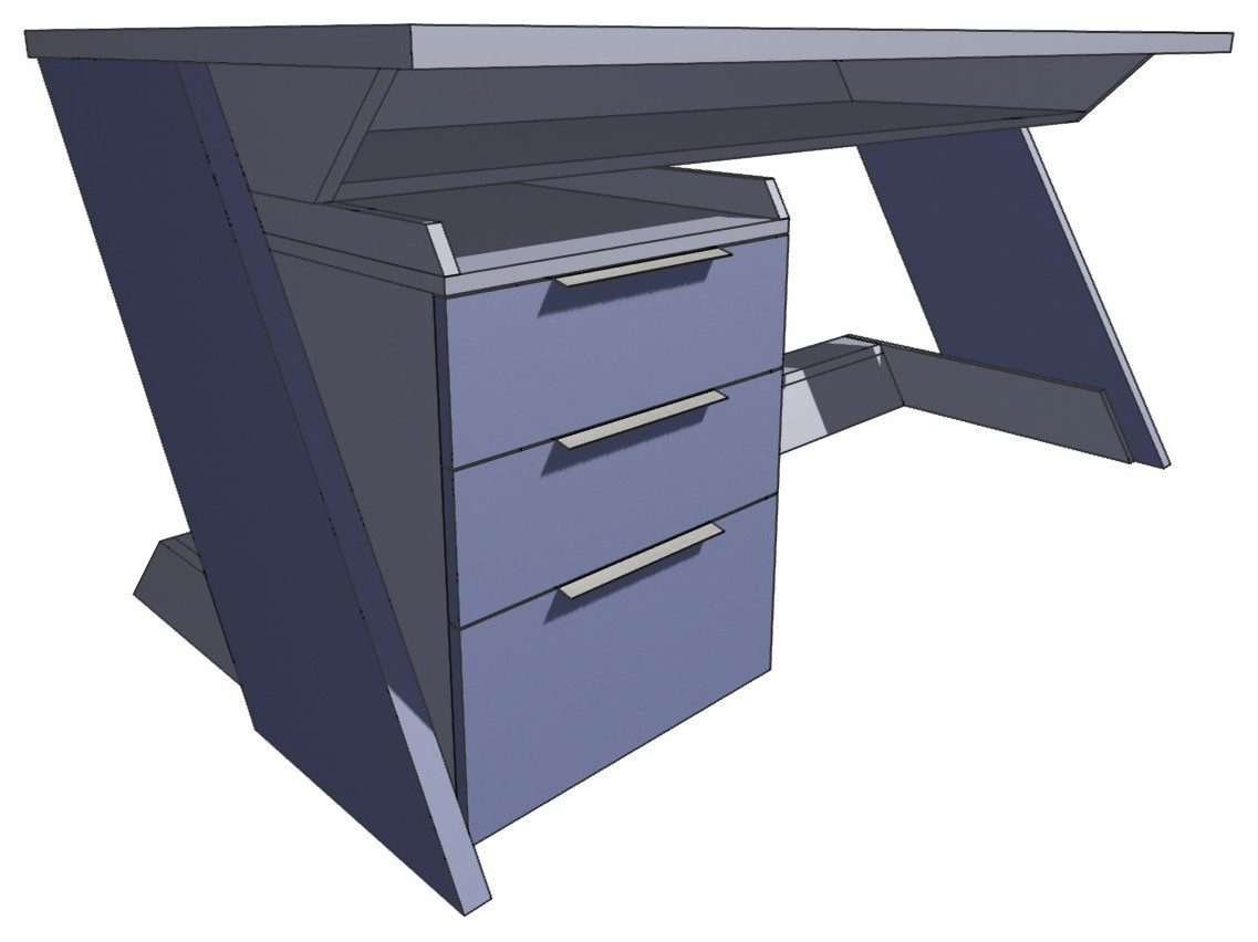 Письменный стол Z с тумбочкой для мальчика