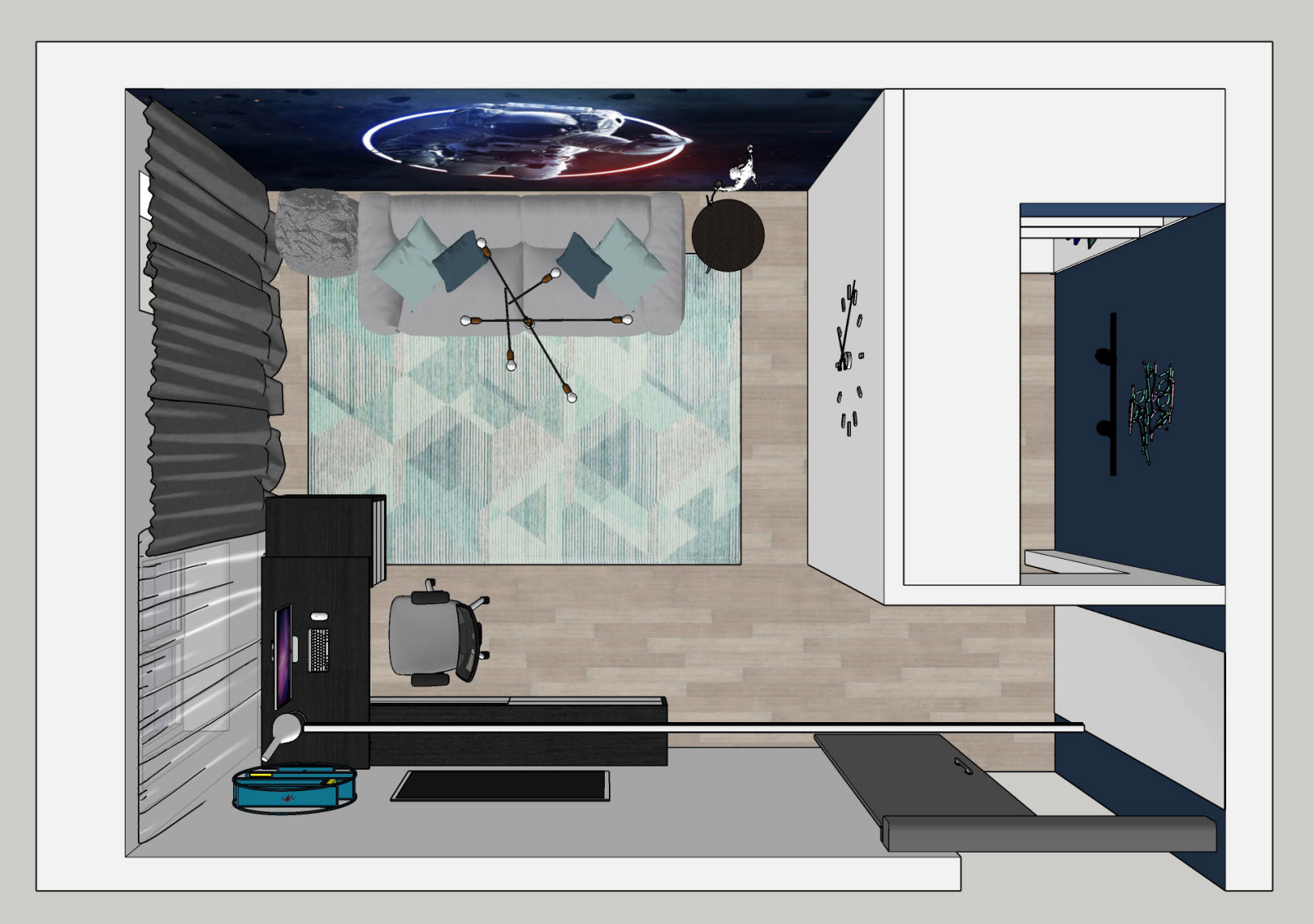 Современная комната для школьника