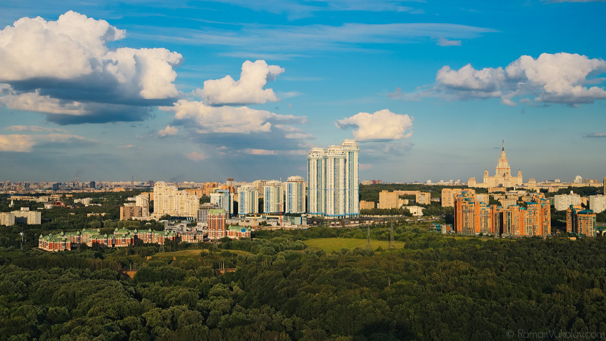 Обложка проекта: ЖК Воробьёвы горы, архитектурная съёмка