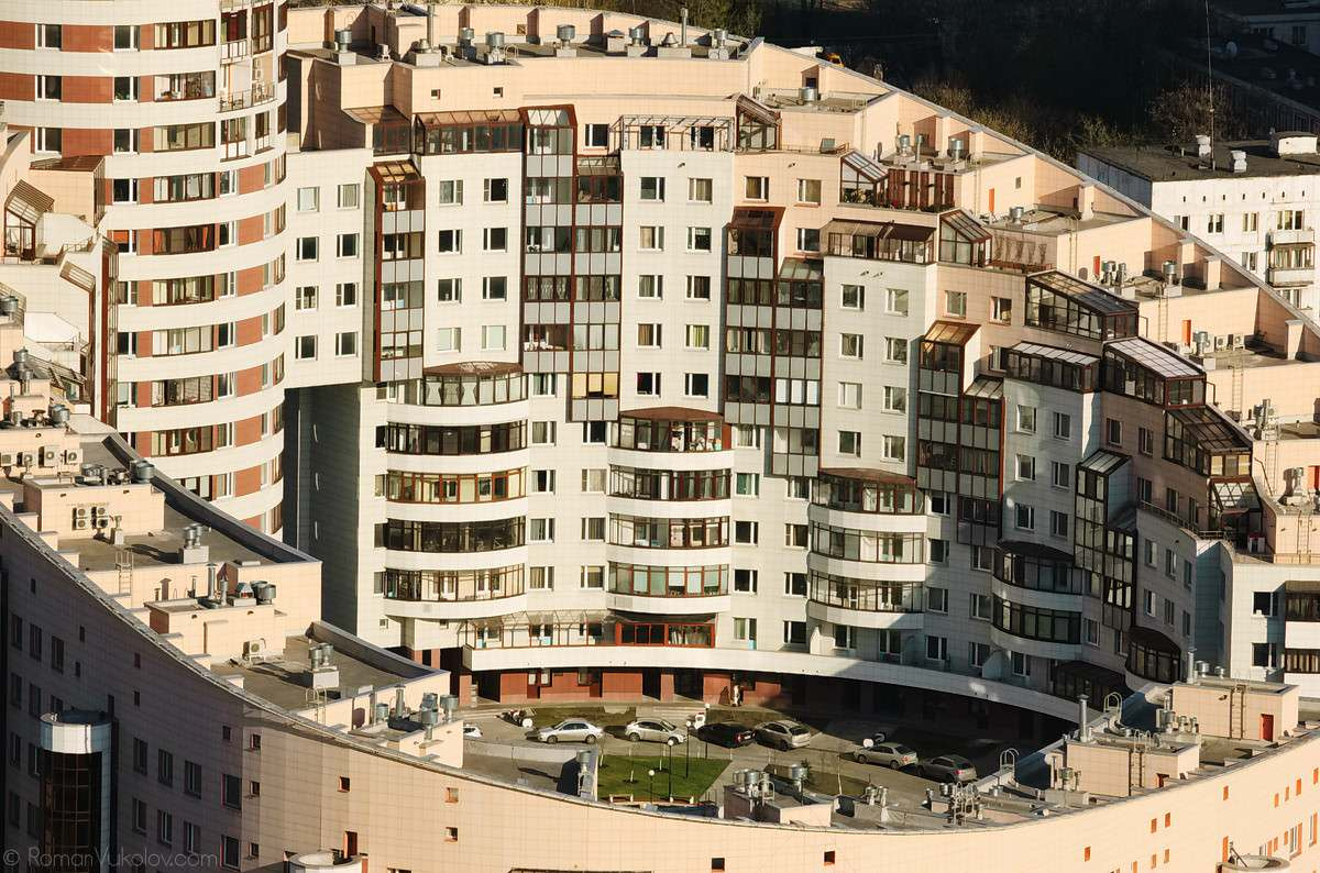 Жилые комплексы Москвы, архитектурная фотосъёмка