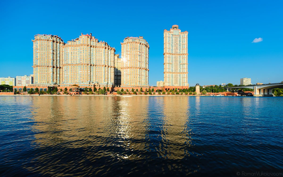 Жилые комплексы Москвы, архитектурная фотосъёмка