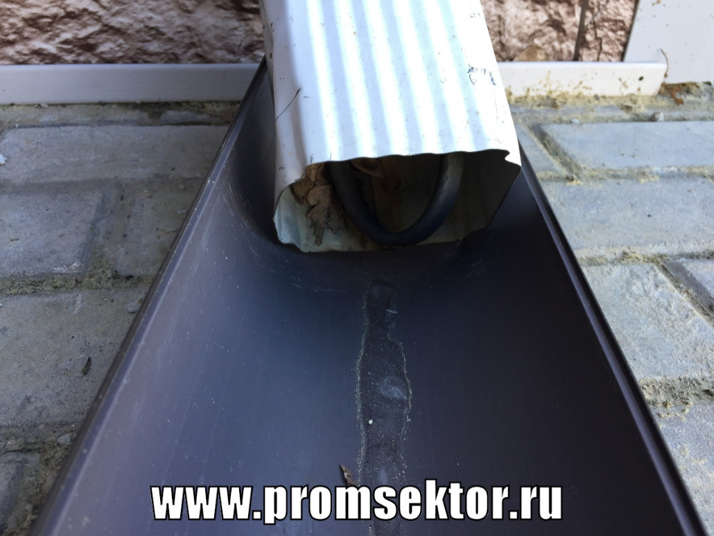 Антиобледенение кровли и водостоков