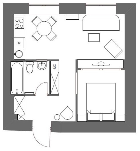 Квартира на Ленинградском проспекте