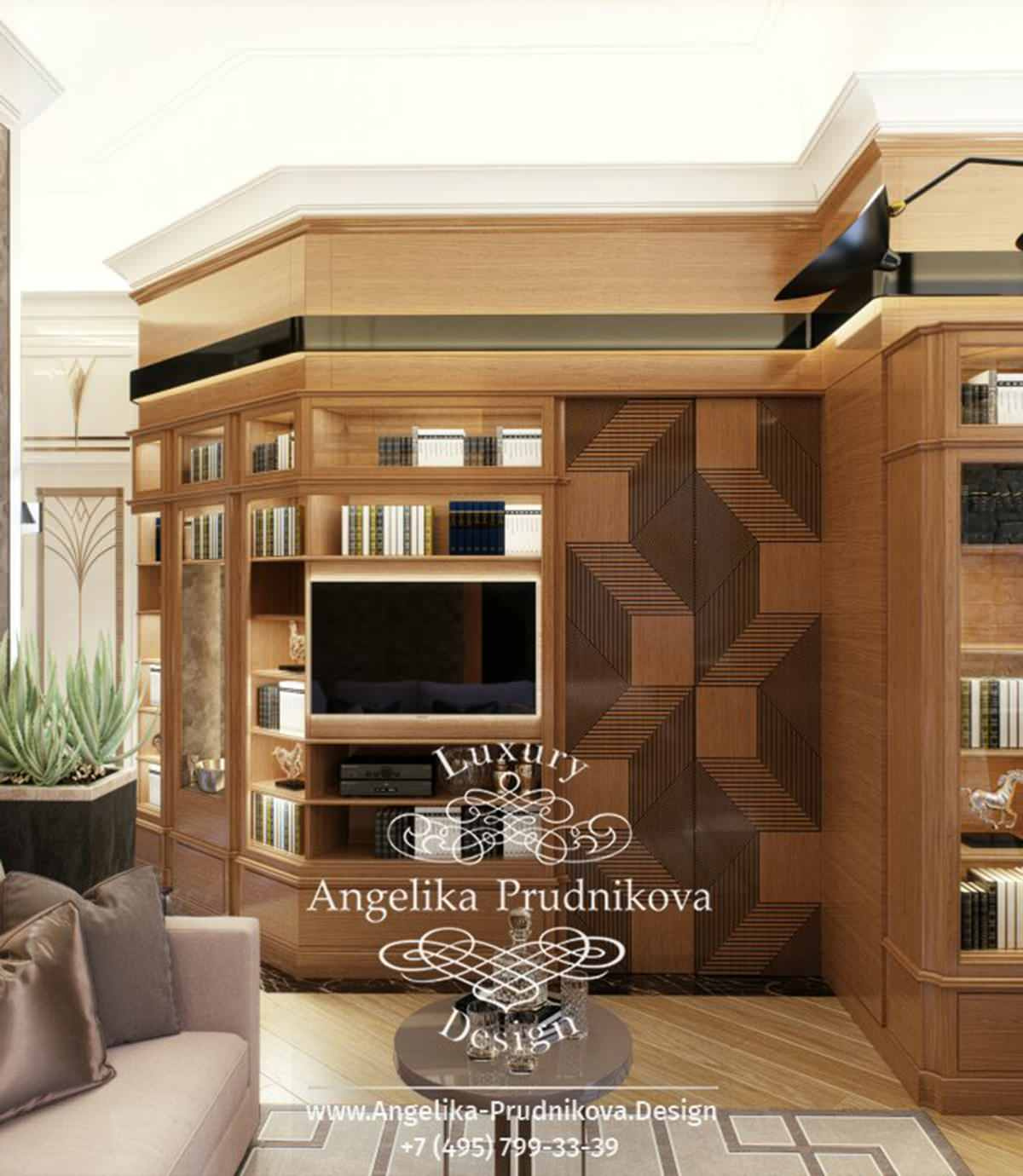 Дизайн-проект интерьера кабинета в ЖК «Art Residence»