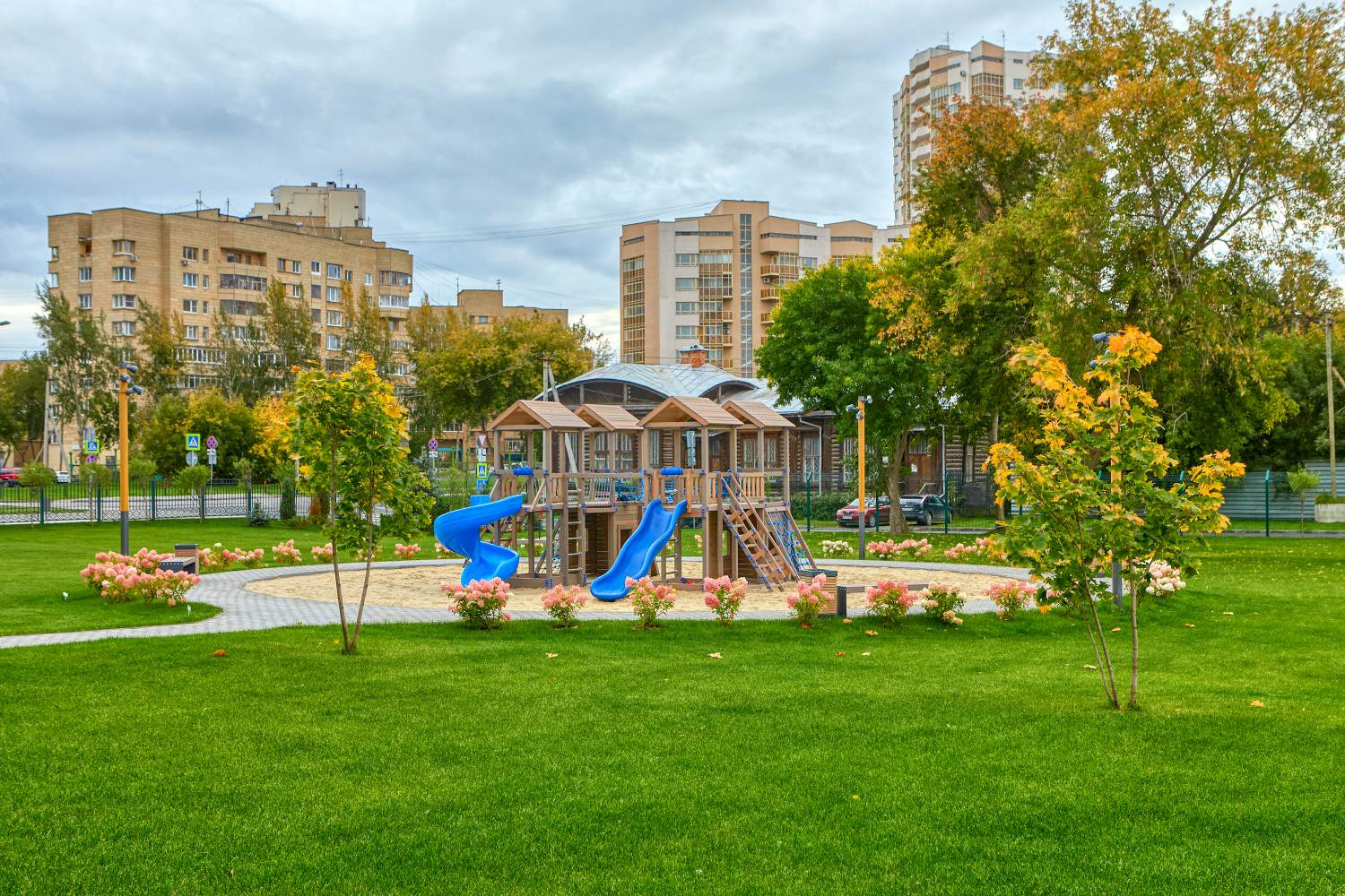 Озеленение Башни "Исеть"