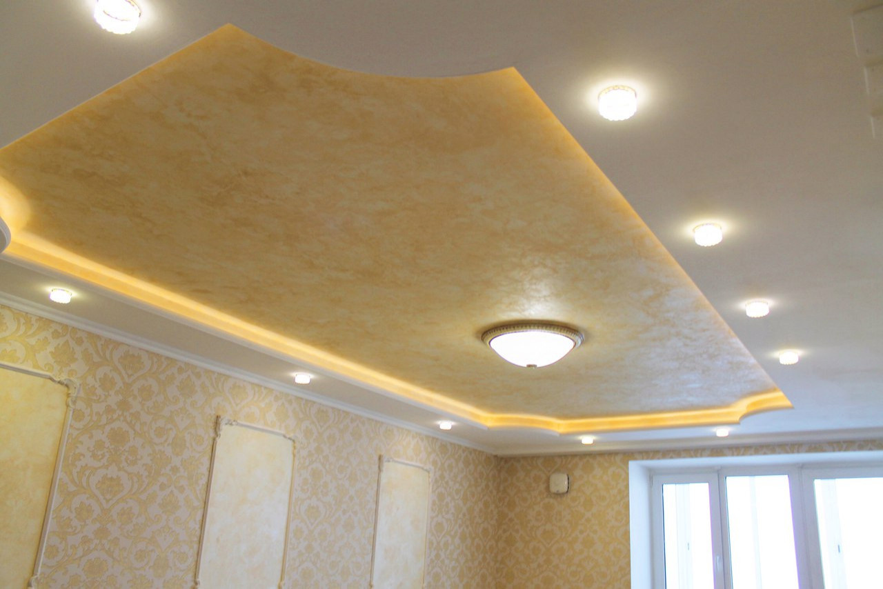 Светодиодные подсветки в потолке