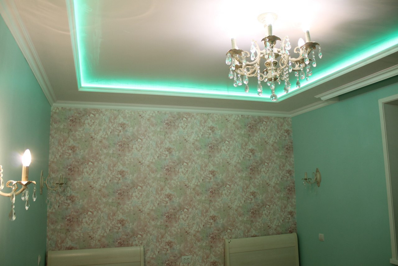 Светодиодные подсветки в потолке